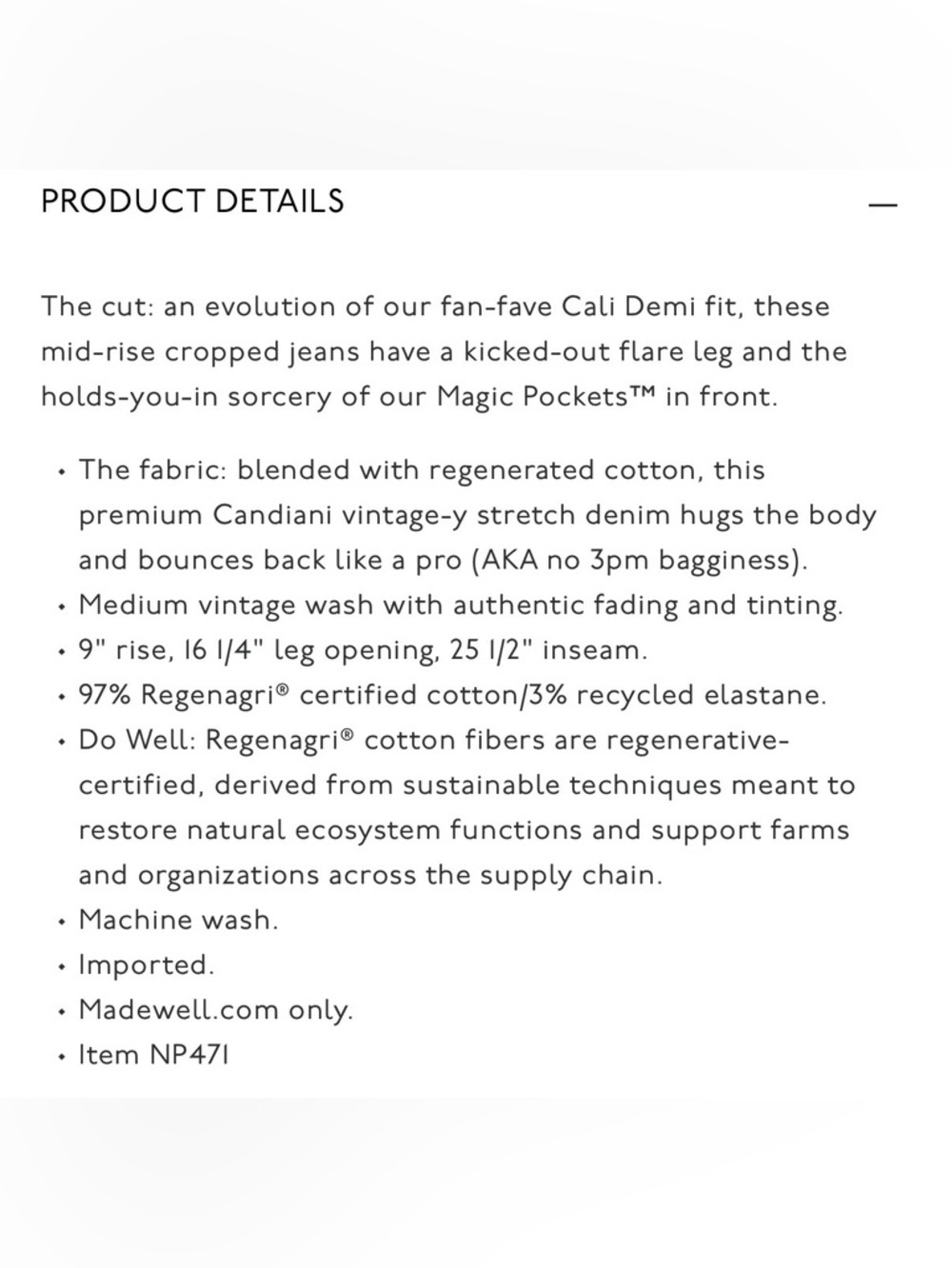 Madewell Petite Kick Out Crop Jeans - Picture 13 of 14